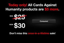 Card Against Humanity offer