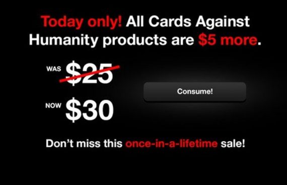 Card Against Humanity offer