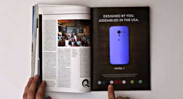 Moto X interaktivni oglas, Wired, interaktivan