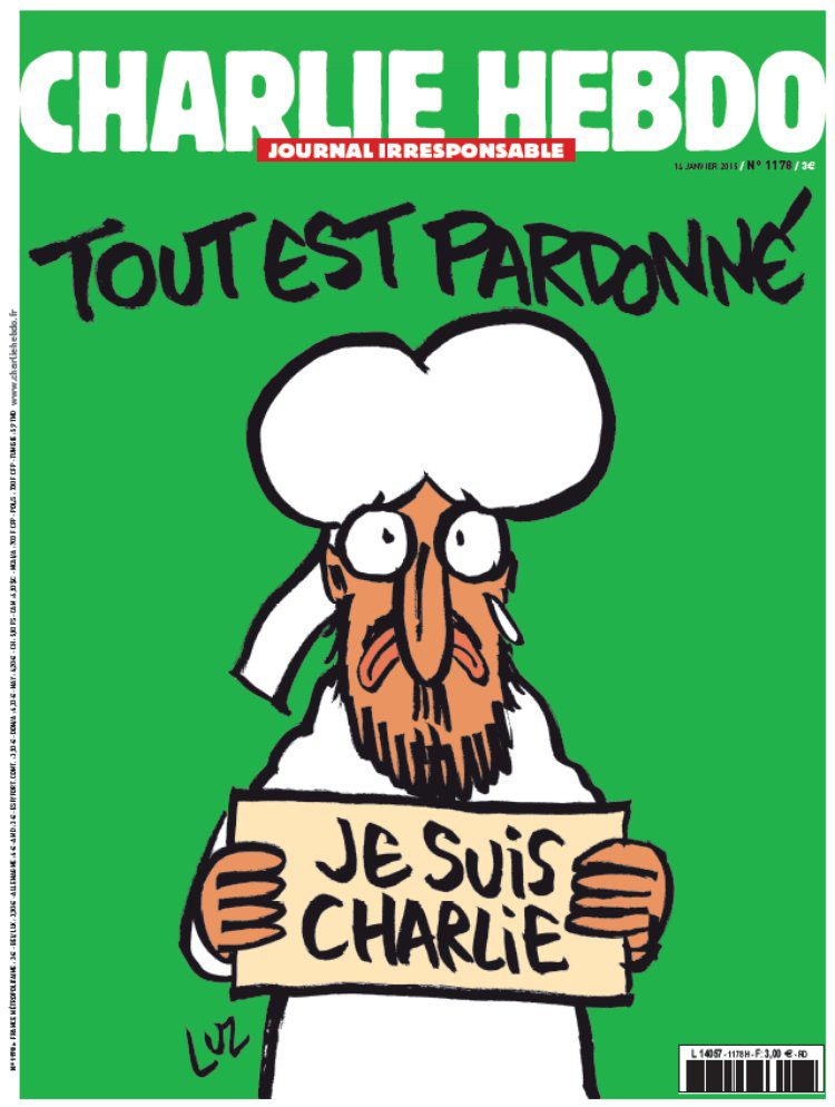 naslovnica tjednika Charlie Hebdo prva nakon terorističkog napada 
